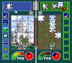 Jigsaw Party screenshot 2 for Super Famicom